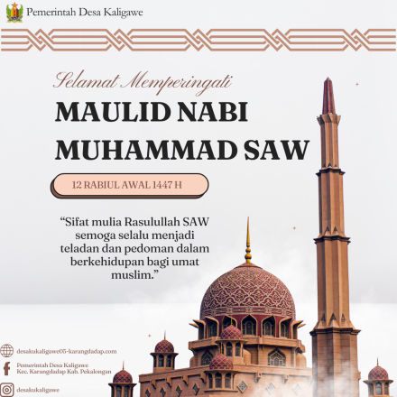 Selamat Memperingati Maulid Nabi Muhammad SAW 